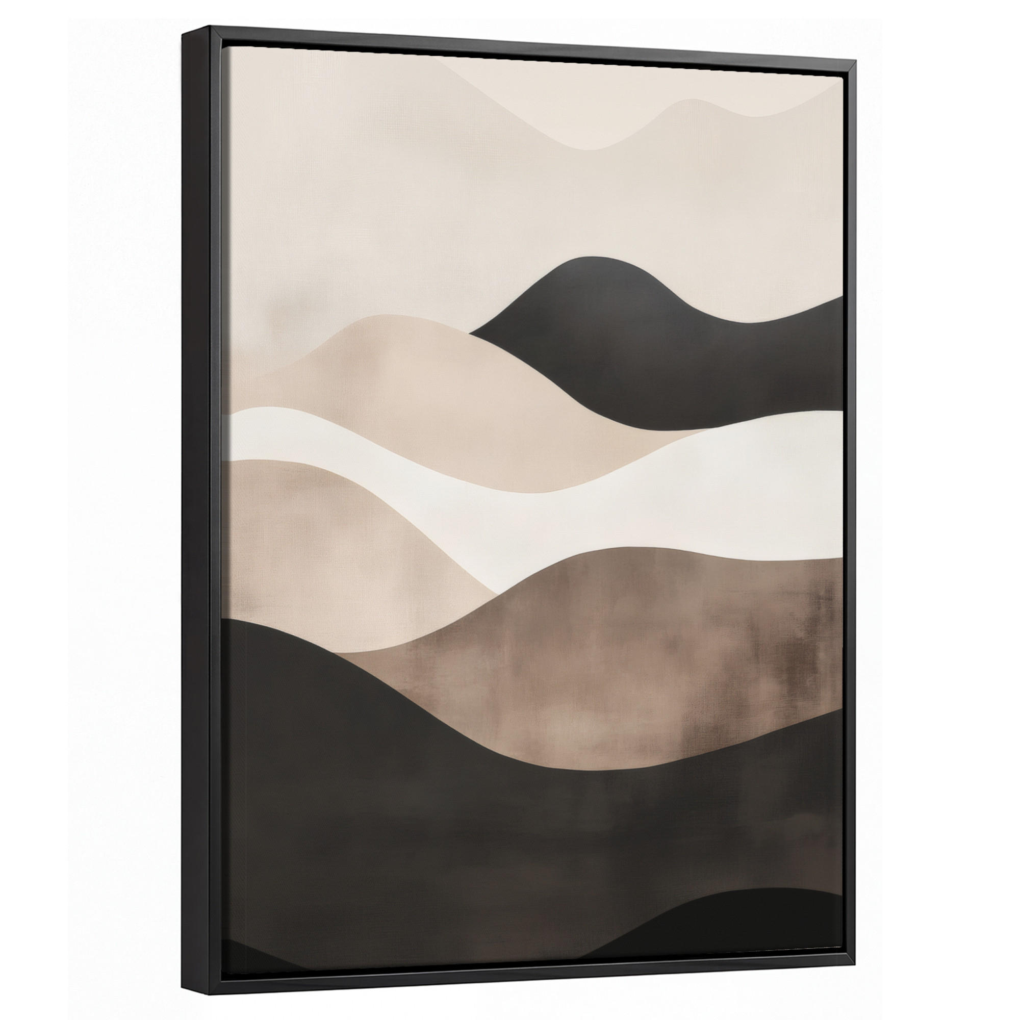 MuchoWow Leinwand Cappuccino 30x40 cm