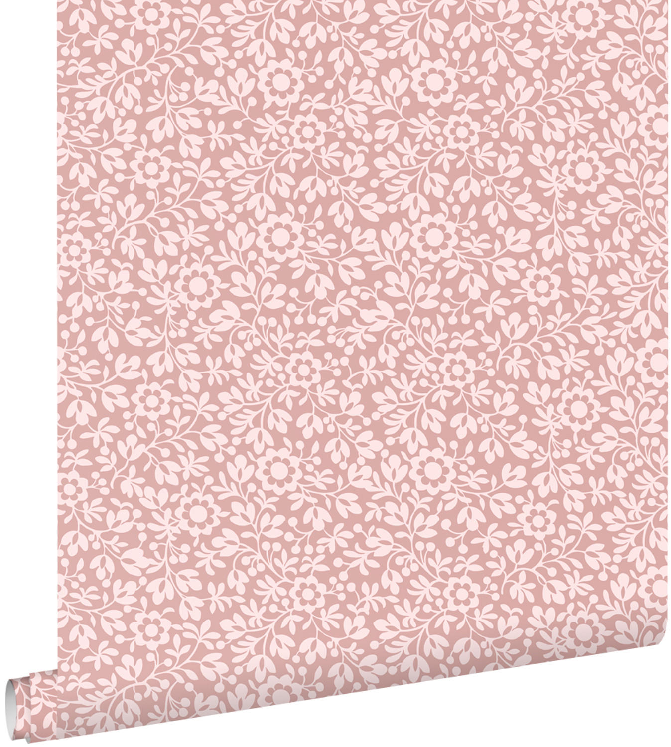 TAPETE Blumen 50 x 900 cm - Pink, Papier (50/900cm) - ESTAhome