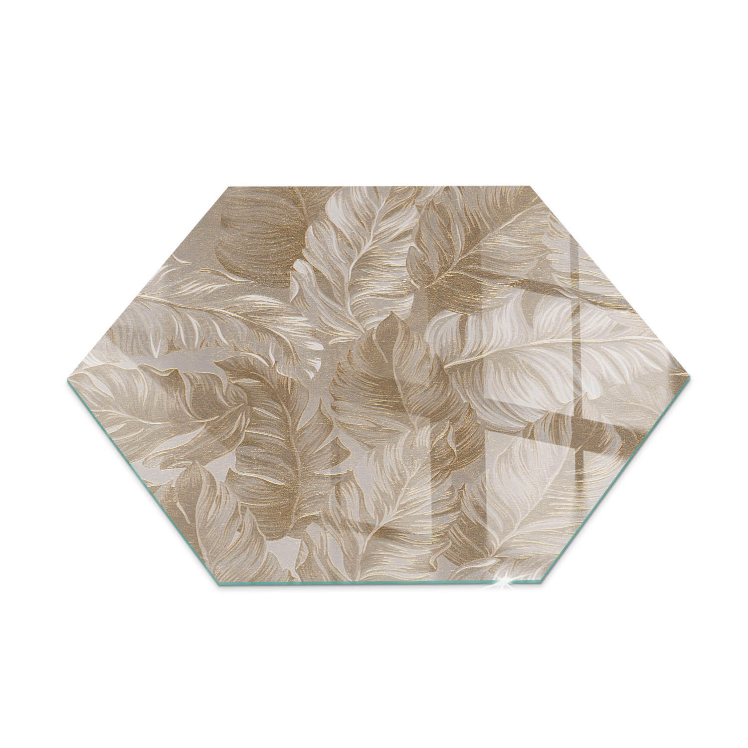 ArtPrintCave Glasplatte Beige 40x40x0.4 cm