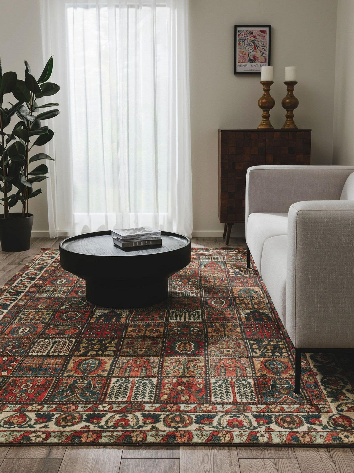 TEPPICH Mara Rot 200x300 cm - Rot, Textil (200/1cm) - KUNSTLOFT