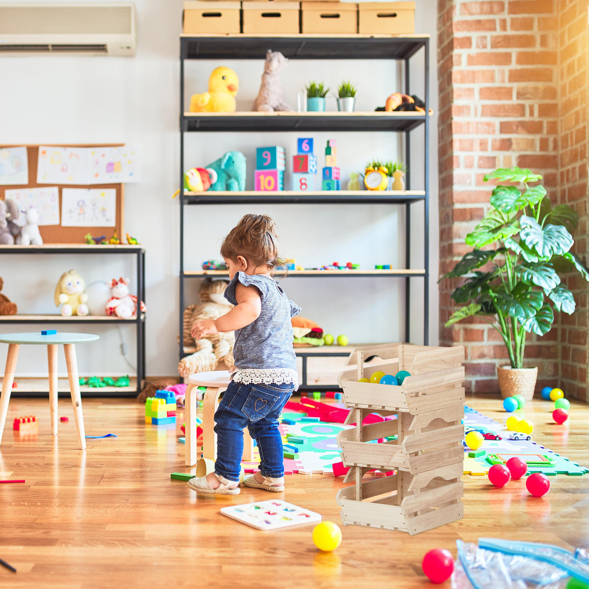 STAPPELKISTEN - Hellbraun, Holz (27.5/20/38cm) - Relaxdays