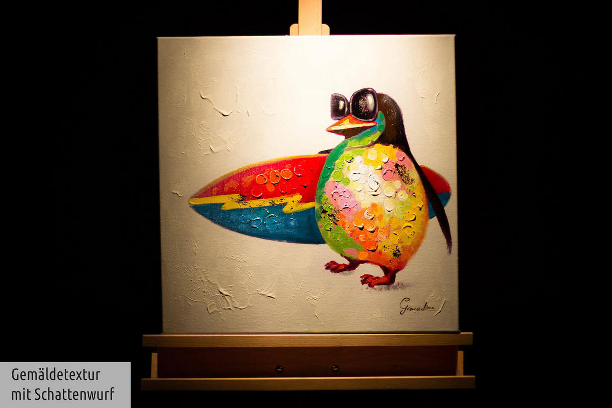 ÖLGEMÄLDE 50/50 cm - Multicolor, Holz/Textil (1/50cm) - KUNSTLOFT