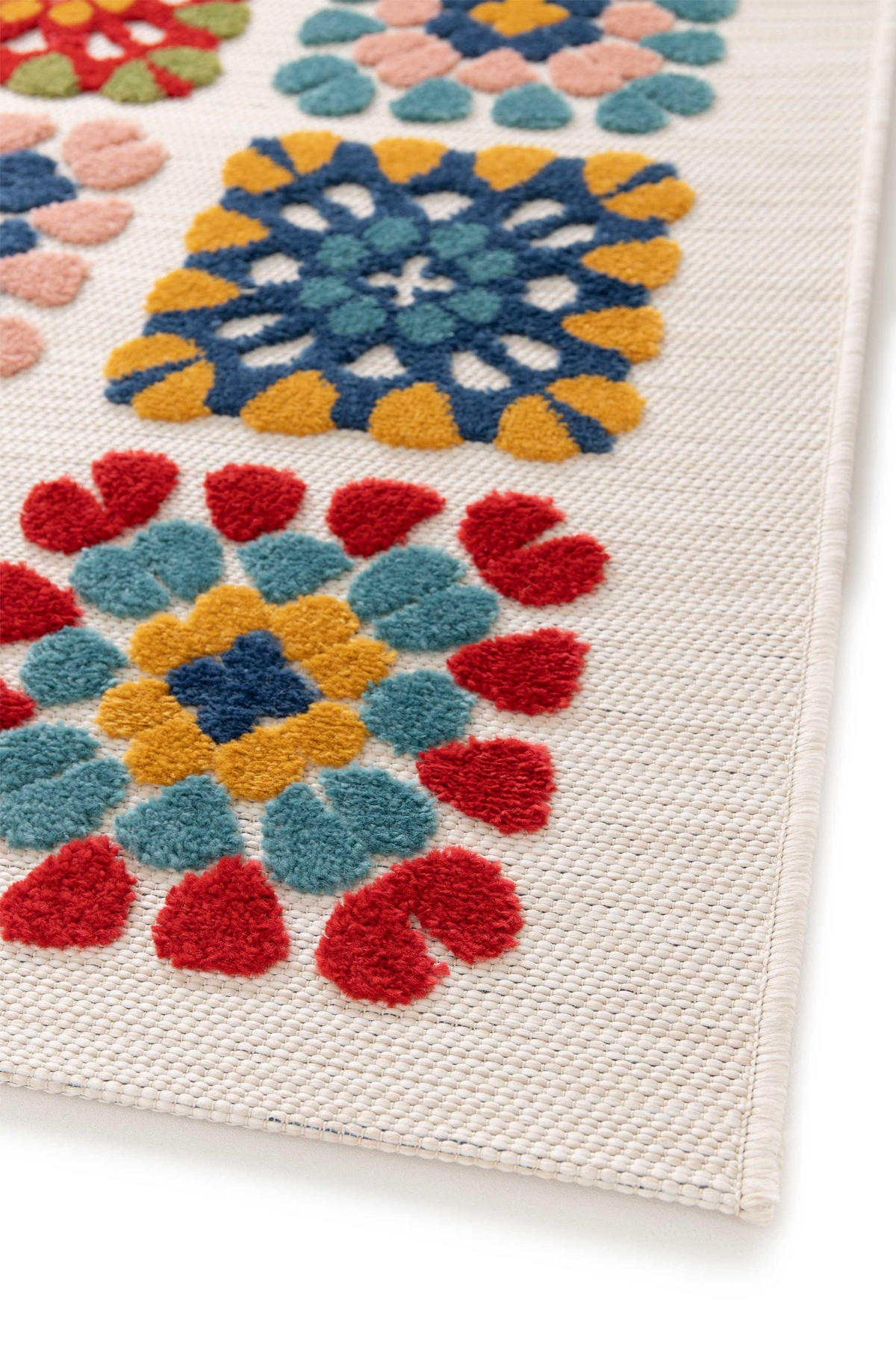 OUTDOORTEPPICH Mehrfarbiger Mila 80/150 cm - Multicolor, Kunststoff/Textil (80/150cm) - Atticgo