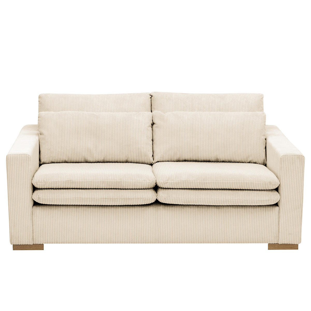 2,5-SITZER SOFA - Creme, Textil (180/82/104cm) - home24