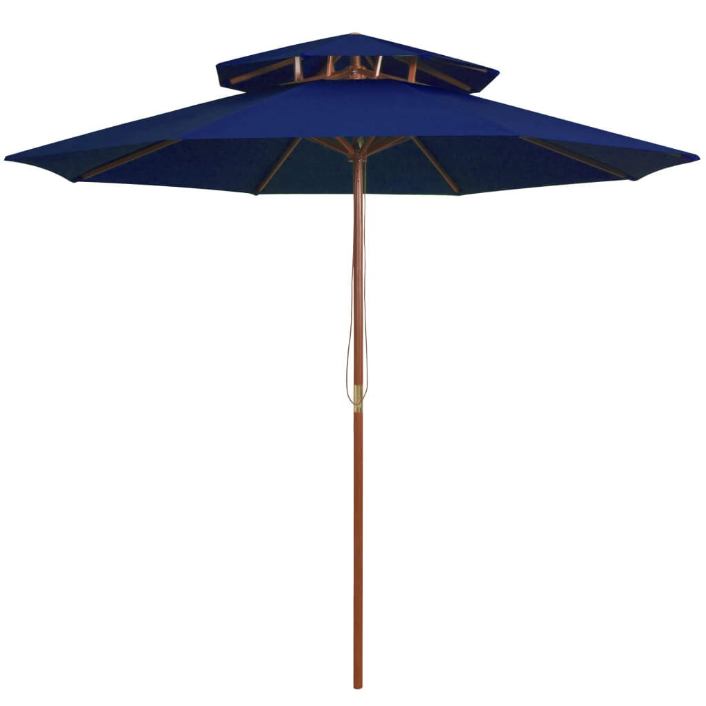 furnicato Sonnenschirm Blau 270x270 cm