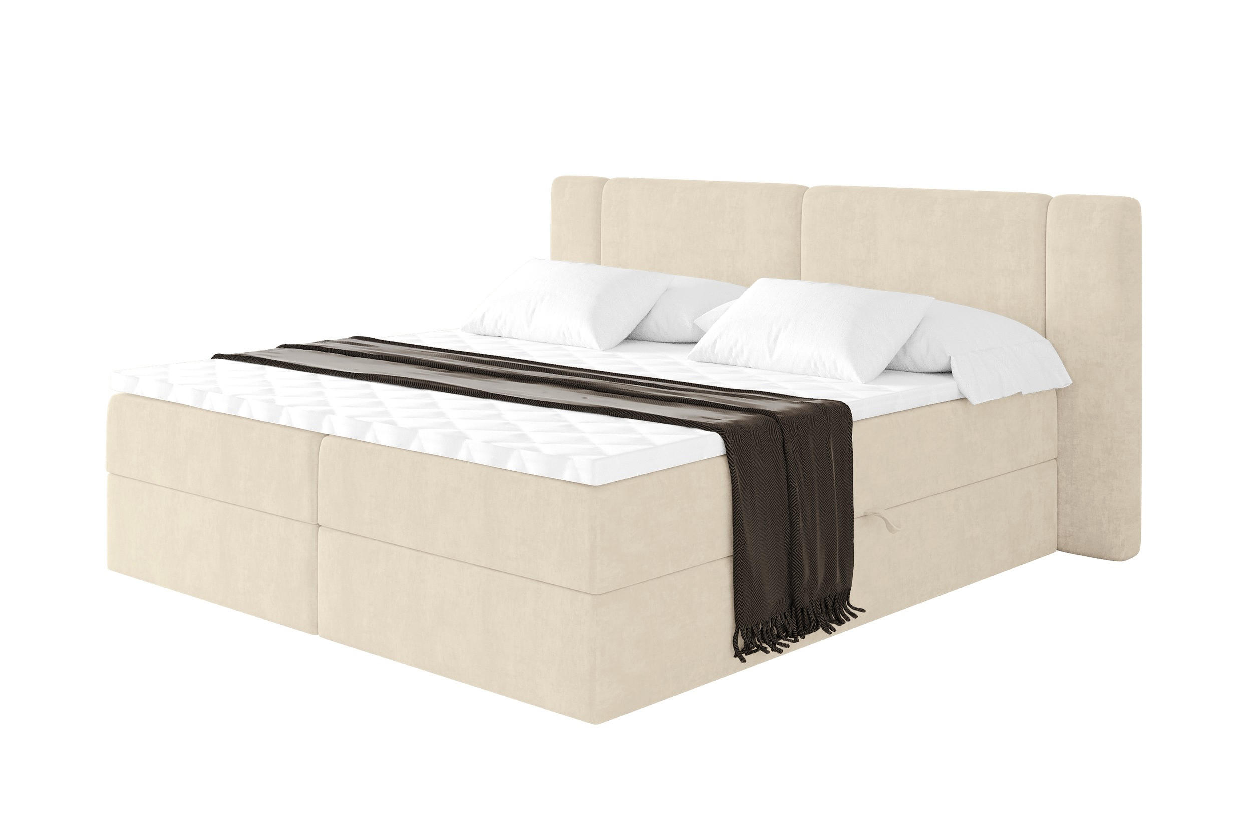 ALTDECOR POSTEL boxspring s matrací H3 - EVON - 120x200 cm Béžová