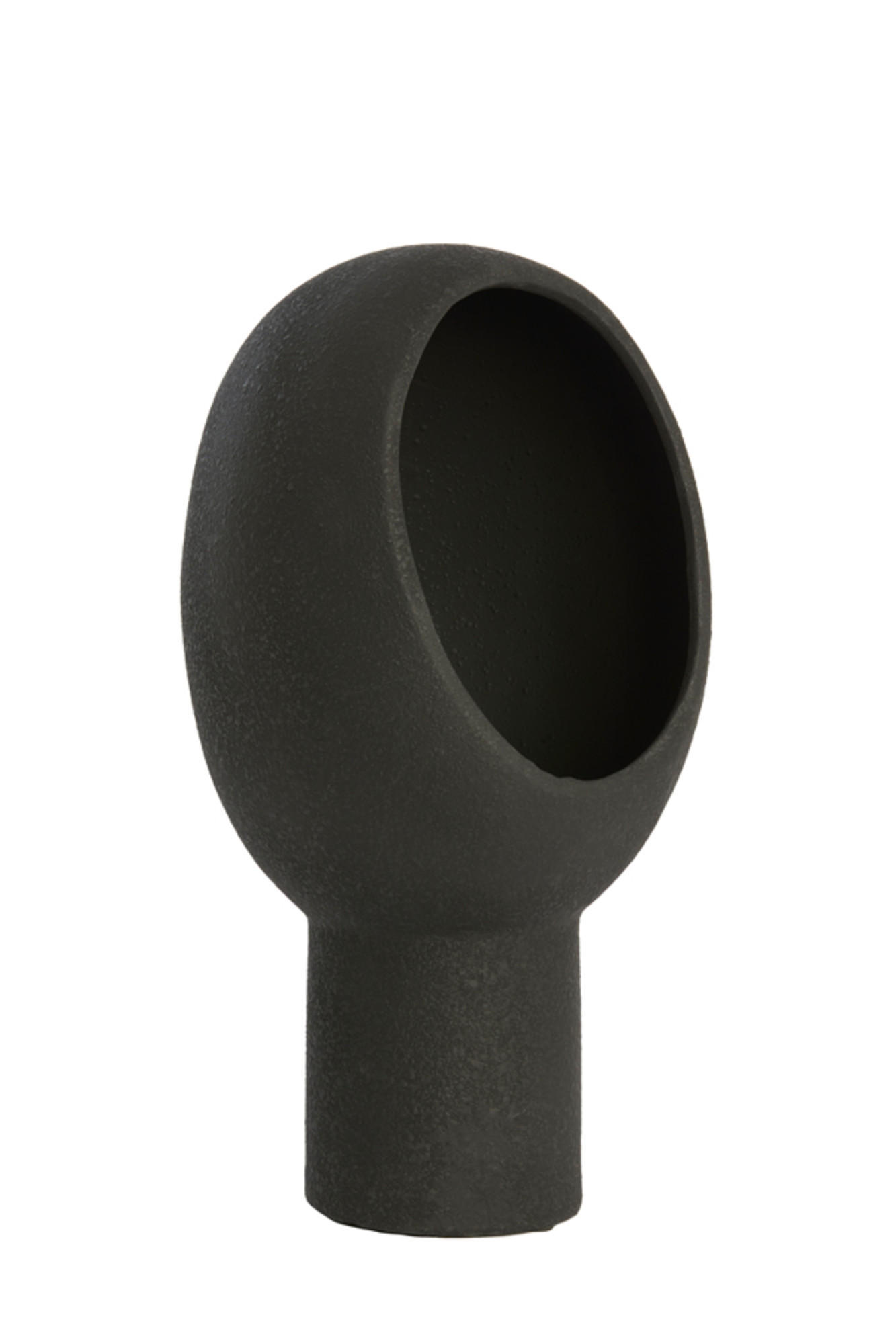 TISCHLAMPE Mönch Schwarz 25/25/46 cm - Schwarz, Keramik (25/25/46cm) - Light & Living