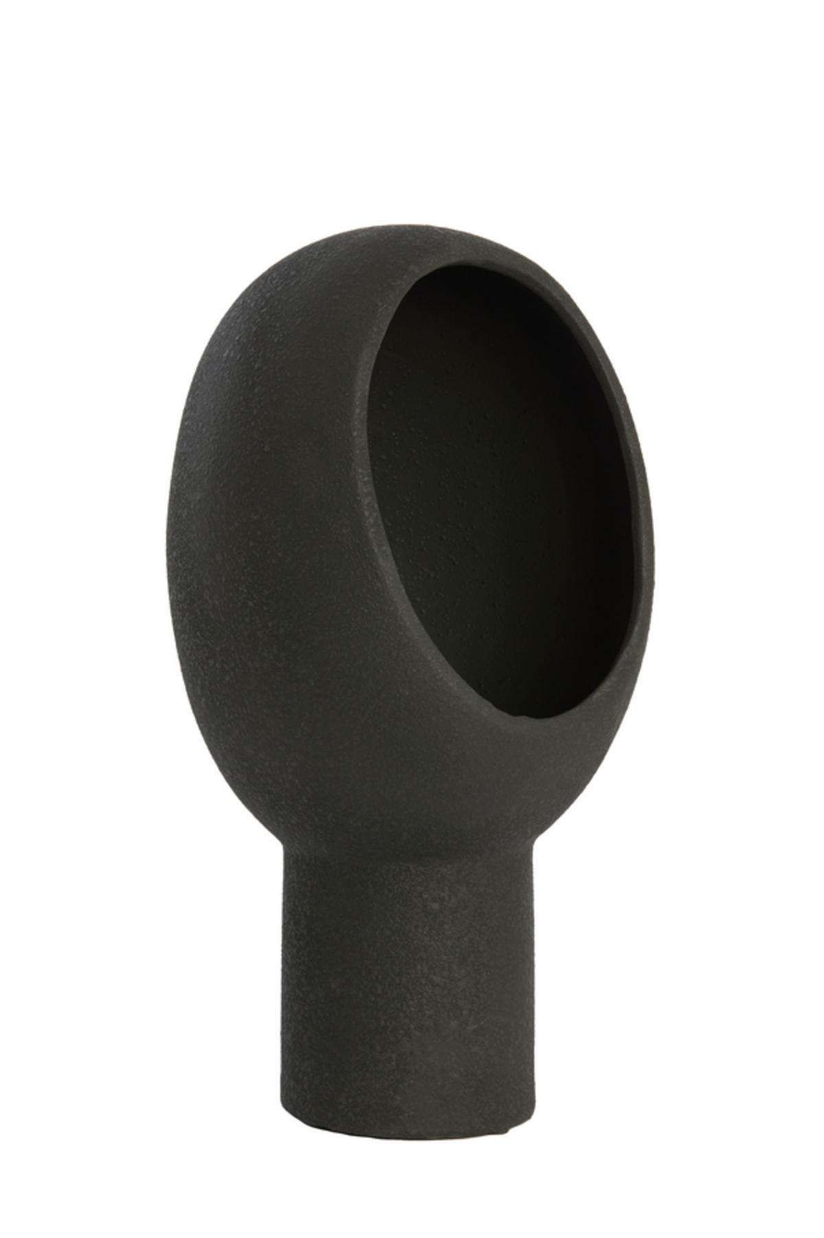 TISCHLAMPE Mönch Schwarz 25/25/46 cm - Schwarz, Keramik (25/25/46cm) - Light & Living