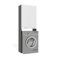WASCHMASCHINENUMBAUSCHRANK Anthrazit, Weiß 64/180/30 - Anthrazit/Weiß, Holzwerkstoff (64/180/30cm) - RAUMHIRSCH FURNITURE