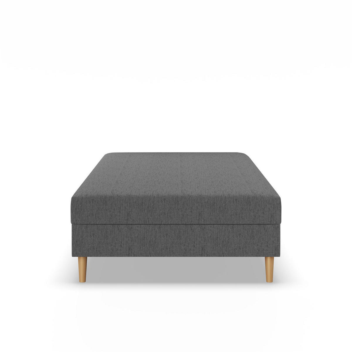 BOXBETT 80x200 CASPE, Grau - Dunkelgrau, Textil (80/200cm) - Mebligo