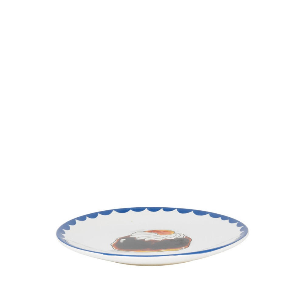 TELLER Bossche Bol in Bunt - 18cm - Multicolor, Keramik (18/18/2cm) - Blond Amsterdam