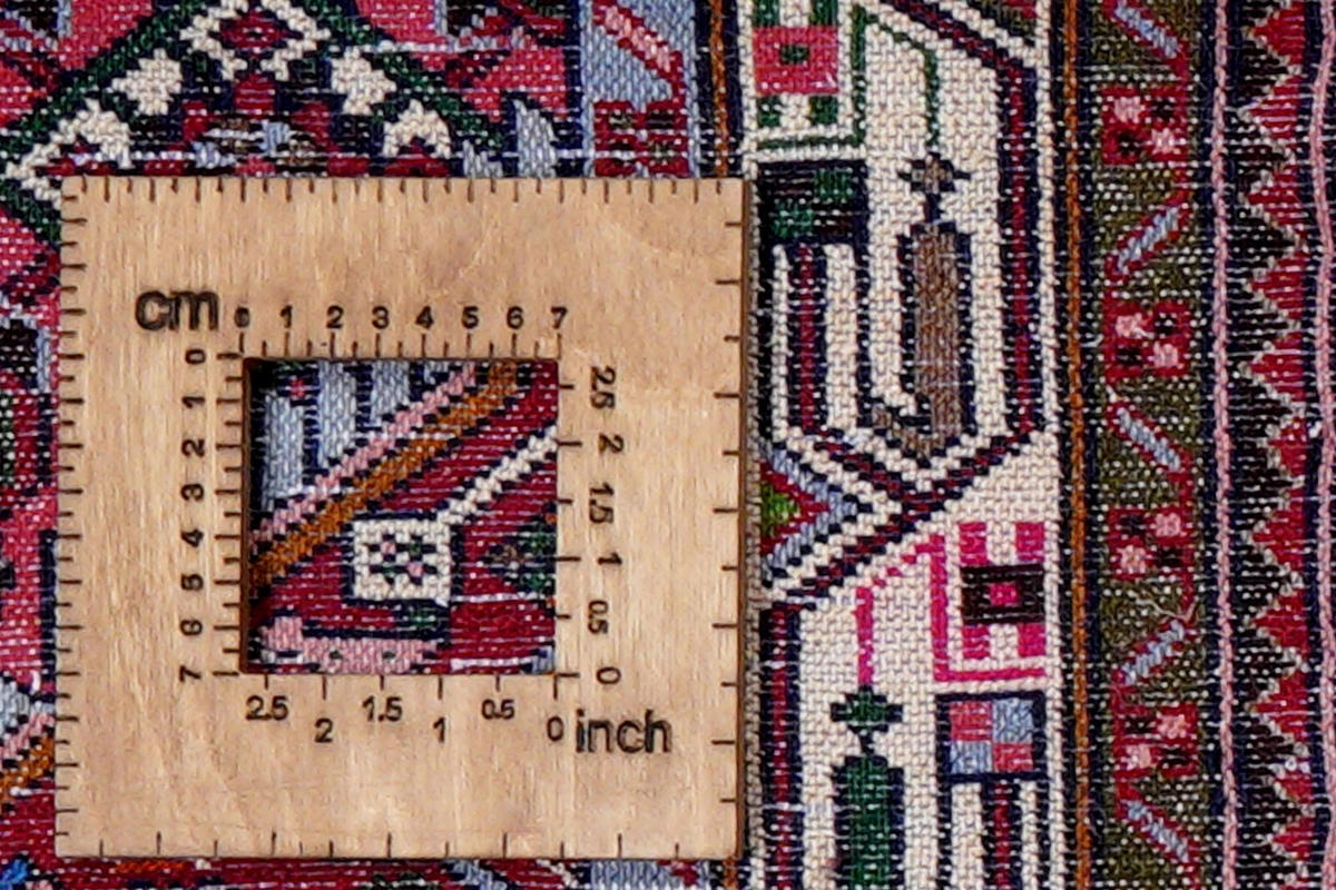 ORIENTTEPPICH handgeknüpft Assadabad Rot 207/83 cm Schurwolle - Rot, Textil (83/207cm) - Looma