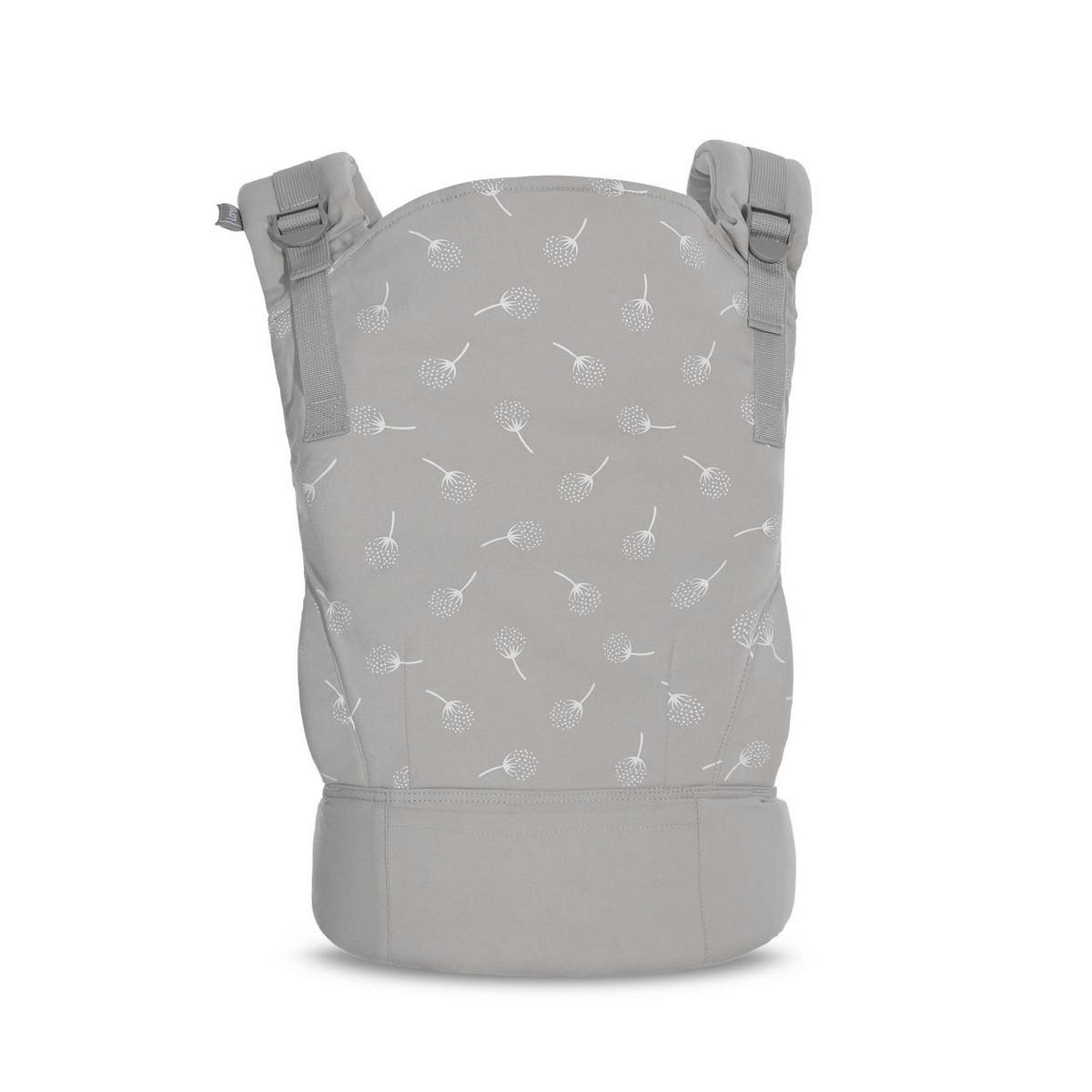 BABYTRAGE Wally 2 in 1 grau Bauchtrage, Rückentrage, Kopfstütze, Fronttasche, faltbar, 9 kg - Grau, Textil (11/35/20cm) - Lorelli