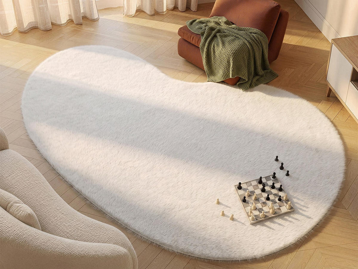 WOHNZIMMERTEPPICH - 230 x 160 - stoff - beige Girona - Beige, Textil (230/160cm) - Vente-Unique