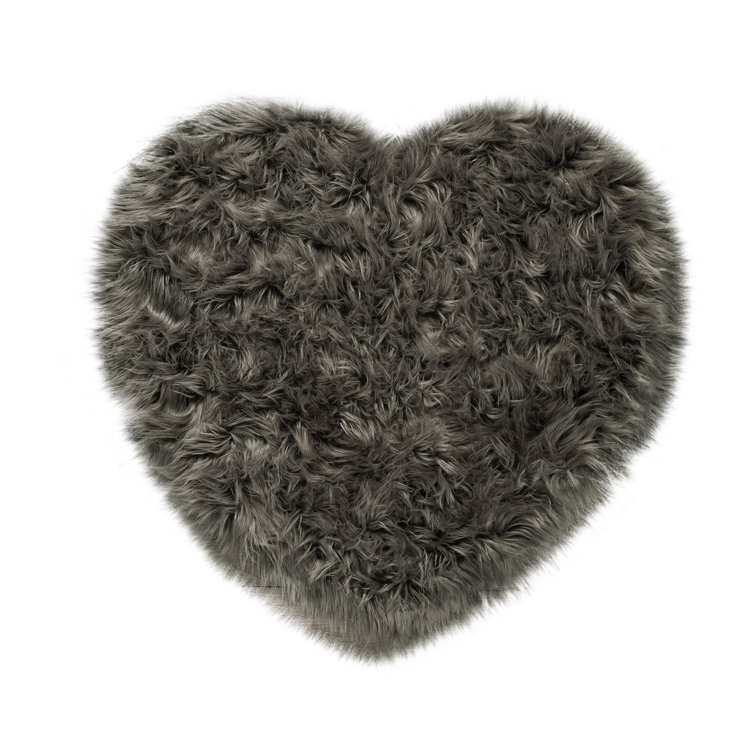 HOCHFLORTEPPICH 80/75 cm Playa 960 - Anthrazit, Textil (80/75cm) - Paco Home