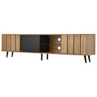 TV-ELEMENT 175/31.5/45 cm Natürlich mit 3 Schränken - Ahornfarben, Holz (175/45/31.5cm) - Oxeza