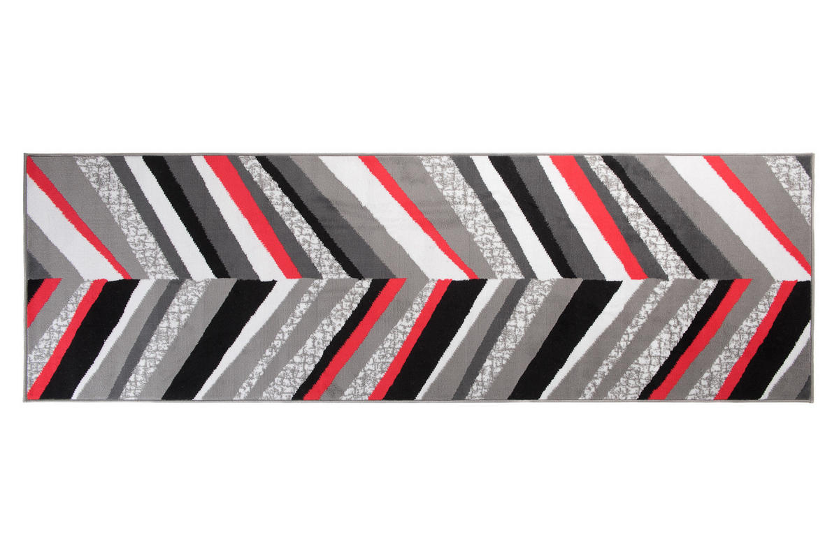 LÄUFER MAYA Rot 100/200 cm - Rot, Textil (100/200cm) - Tapiso