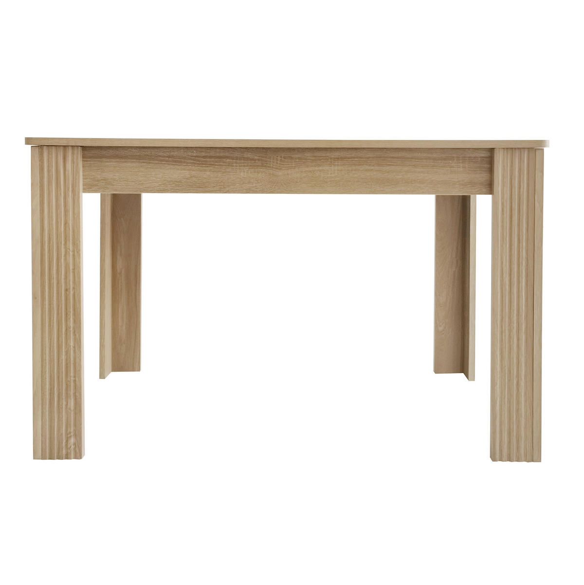 ESSTISCH 75x65x116 cm in Eichefarben aus Spanplatte mit stabiler 4-Bein-Konstruktion - Eichefarben, Holzwerkstoff (65/116/75cm) - Modfu