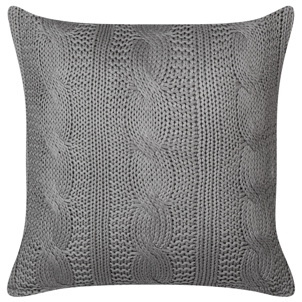 DEKOKISSEN 2er-Set Grau 45/45 cm Constylis - Grau, Textil (45/45cm) - Beliani