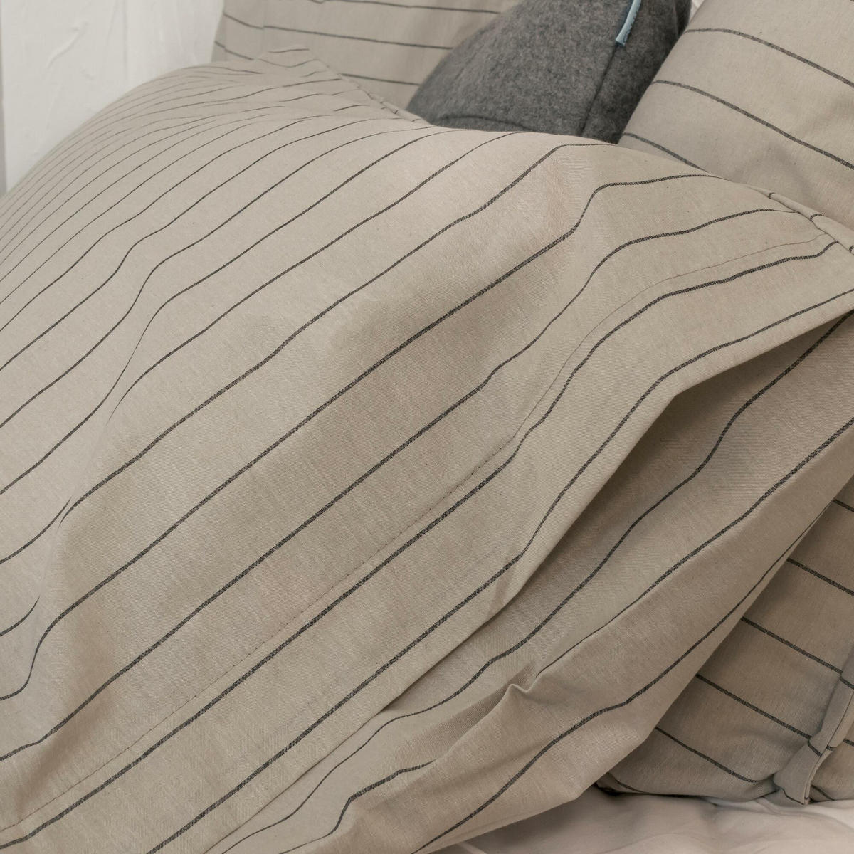 KISSENBEZUG oxford 45x125 cm beige - Beige, Textil (45/125cm) - Happy Friday