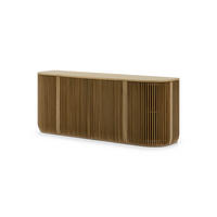 SIDEBOARD Franz, Natur Massiveiche - Beige, Holz (45/69/175cm) - WOODEK