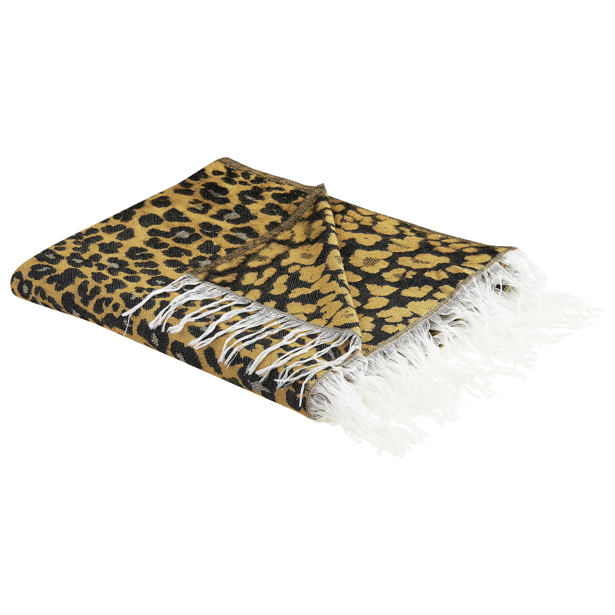DECKE Braun Jamune 130/170 cm - Braun, Textil (130/170cm) - Beliani