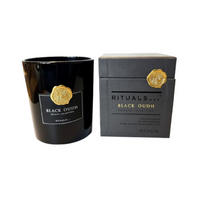 DUFTKERZE Black Oudh Schwarz 550 g Glas - Schwarz, Keramik (12cm)