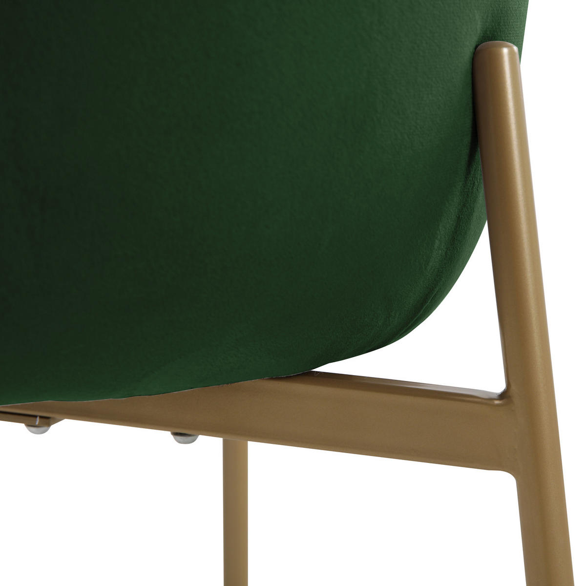 ESSZIMMERSTUHL MARY 2er Set - Smaragdgrün/Dunkelgrün, Textil/Metall (50/81/50cm) - SVITA