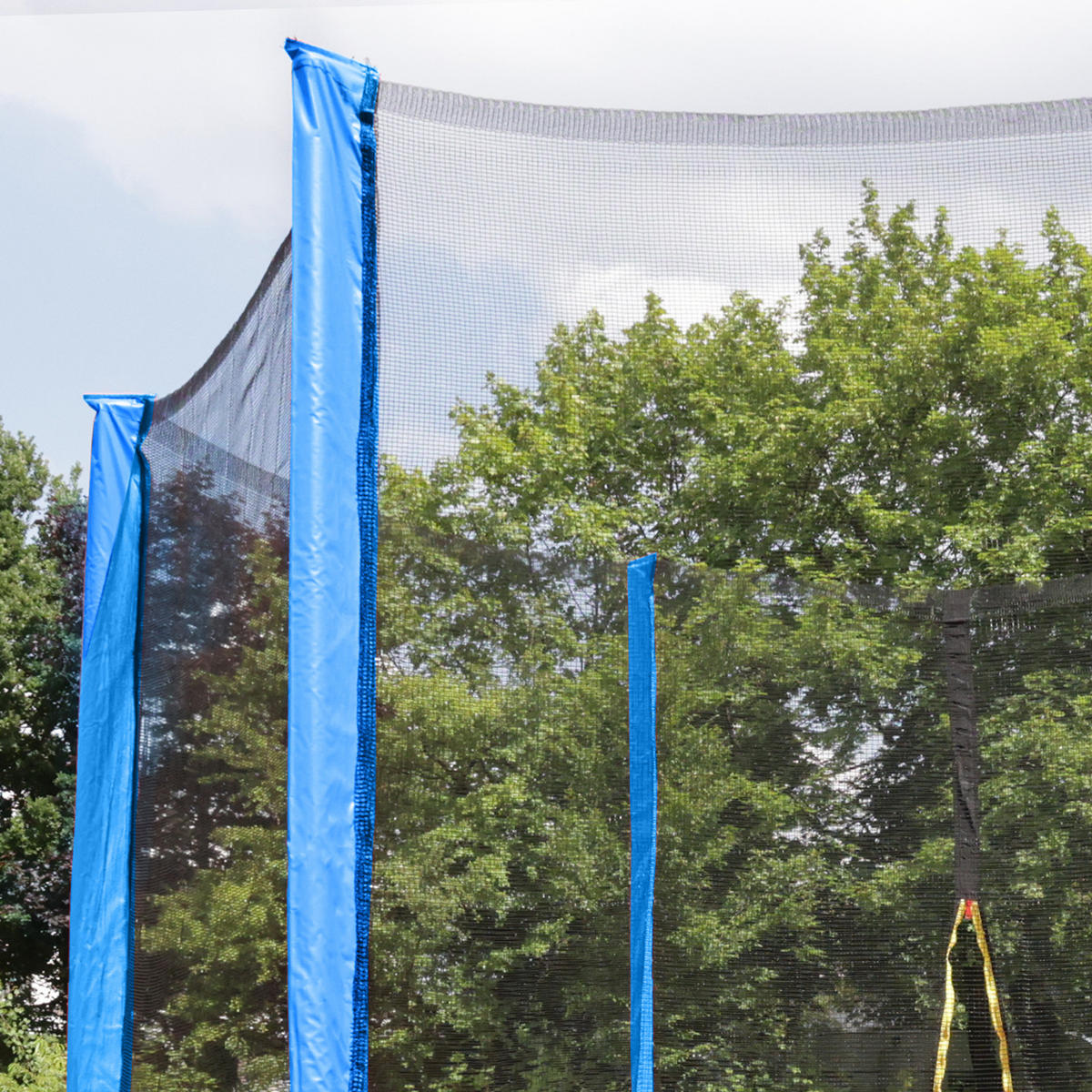 SICHERHEITSNETZ Trampolin 305 cm Blau - Blau, Kunststoff (366/366cm) - JAWINIO