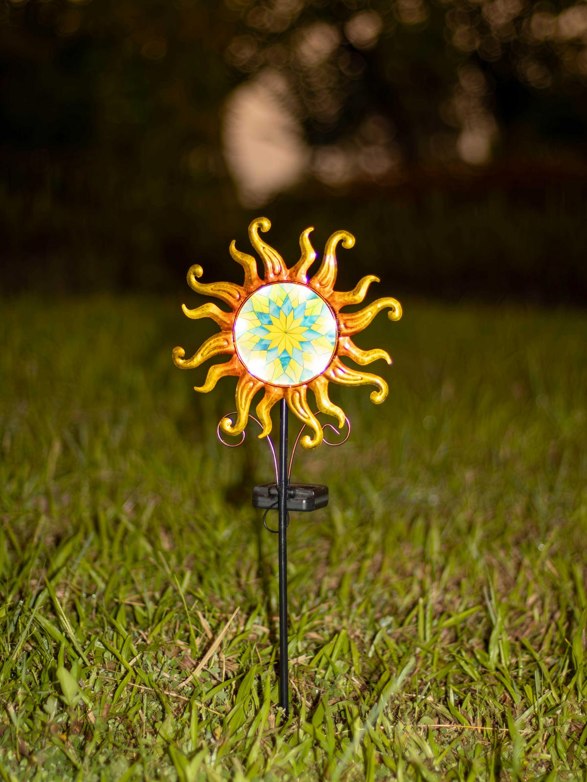 LED-SOLAR-GARTENSTECKER - mit Dämmerungssensor und Solarpanel für stilvolle Außenbeleuchtung, 1er-Set - Weiß, Kunststoff (3/23/90cm) - Northpoint