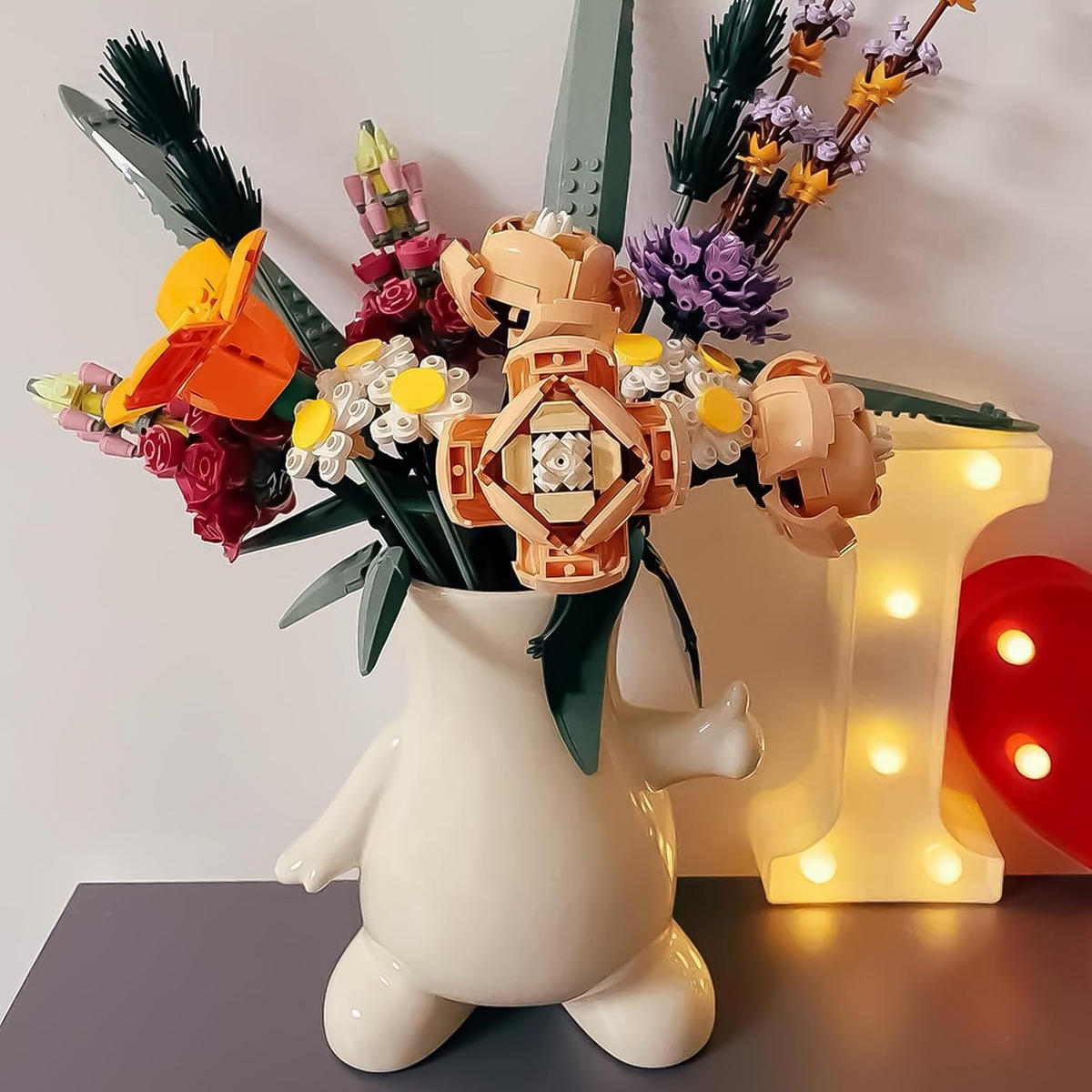 VASE 18 x 11,5 x 20 cm Keramik - Beige, Glas (20cm) - LIBRATON