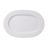 SERVIERPLATTE White Pearl weiß 35 x 24 cm - Weiß, Keramik (24/1.7/35cm) - Villeroy & Boch
