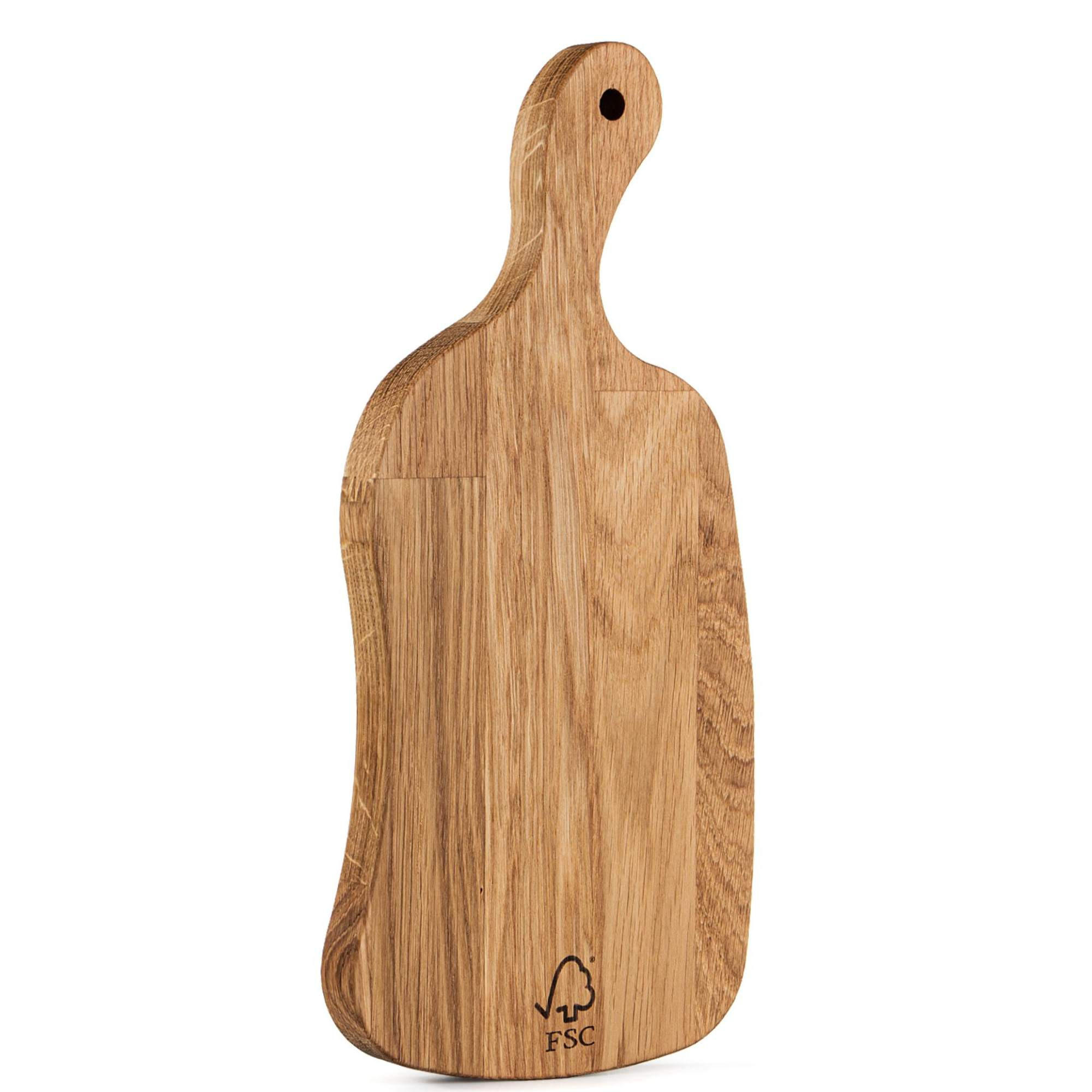SCHNEIDEBRETT Holz Eiche geölt LIVO - Eichefarben, Holz (16/33cm) - KONSIMO®