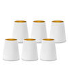 BECHER Power Weiß-Gold 380 ml 6er Set - Goldfarben/Weiß, Glas (0.38L) - Stölzle Lausitz