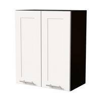 HÄNGESCHRANK Oslo W3/60 Schwarz / Weiß Matt 60 / 32,5 / 72cm - Schwarz/Weiß, Holz/Holzwerkstoff (60/72/32.5cm) - Feldmann-Wohnen