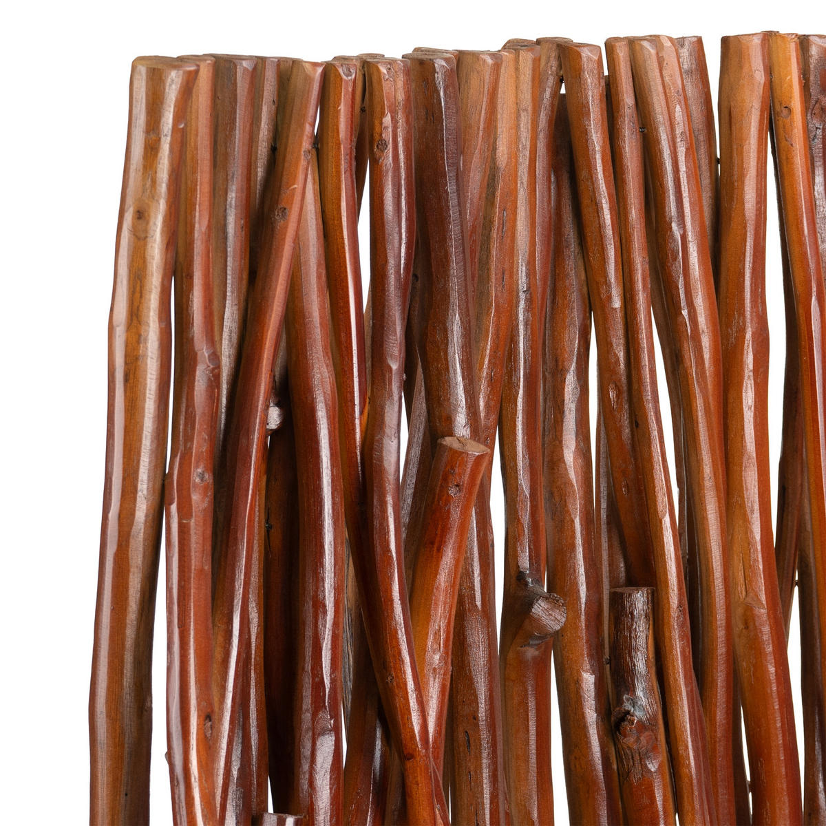 RAUMTEILER Tekea Teakholz naturfarben - Braun, Holz (80/130/20cm) - DESIGN DELIGHTS