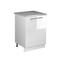 SPODNÁ SKRINKA POD DREZ Fame-Line, Biely vysoký lesk/biely, 60 cm - biela/biela s vysokým leskom, kompozitné drevo (60/82/60cm) - Vicco