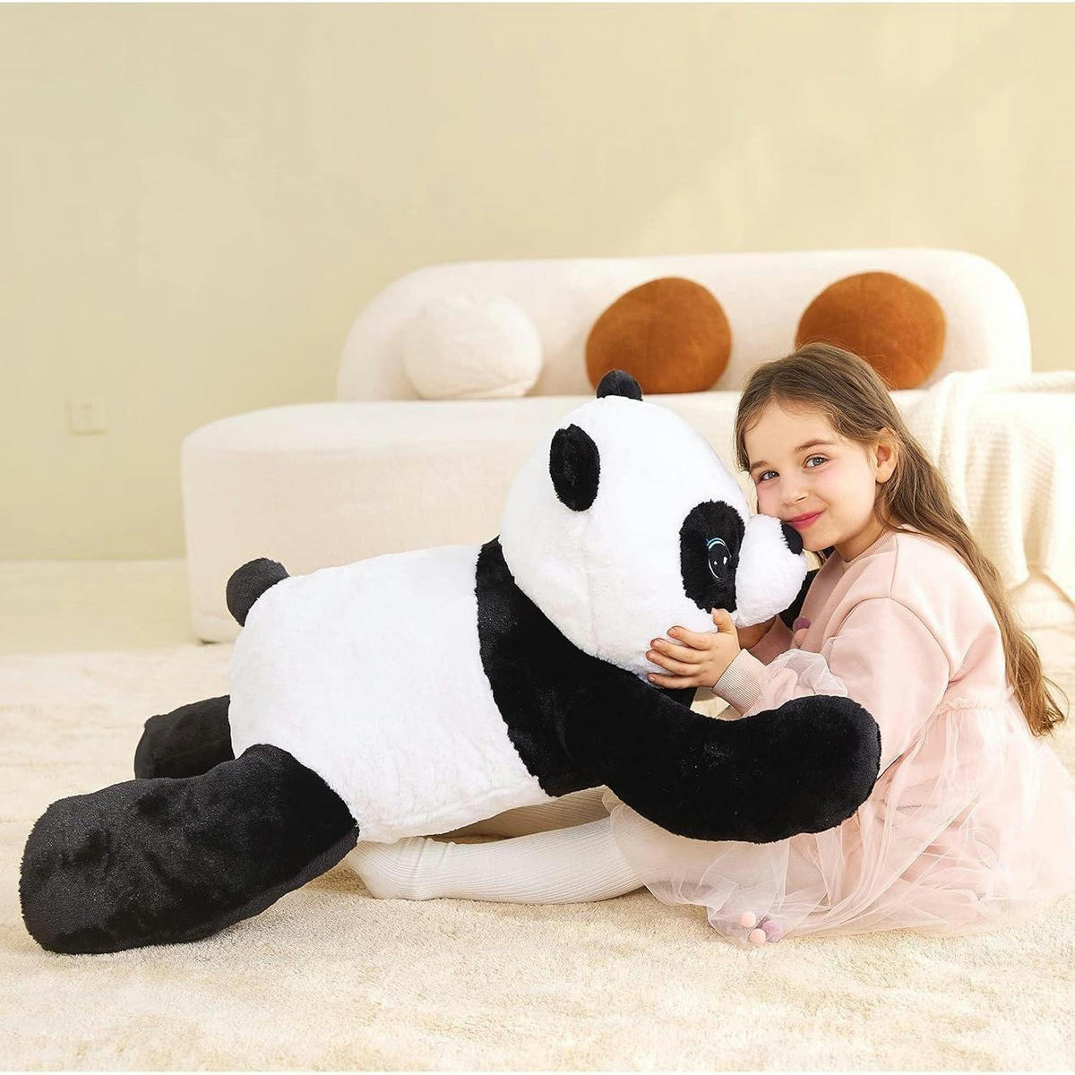 STOFFTIER Panda 78 cm - Multicolor, Textil (33.8/78cm)