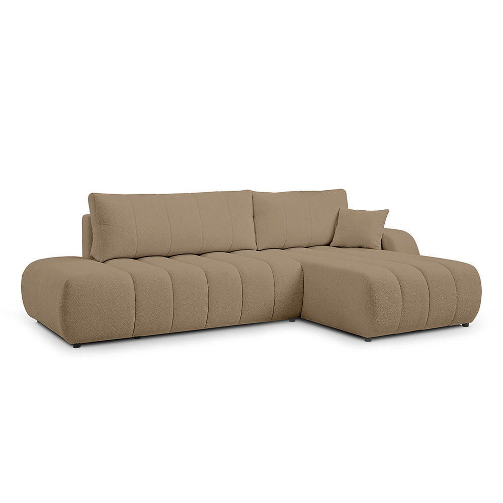 Pillovely Ecksofa Cappuccino 276x88x176 cm