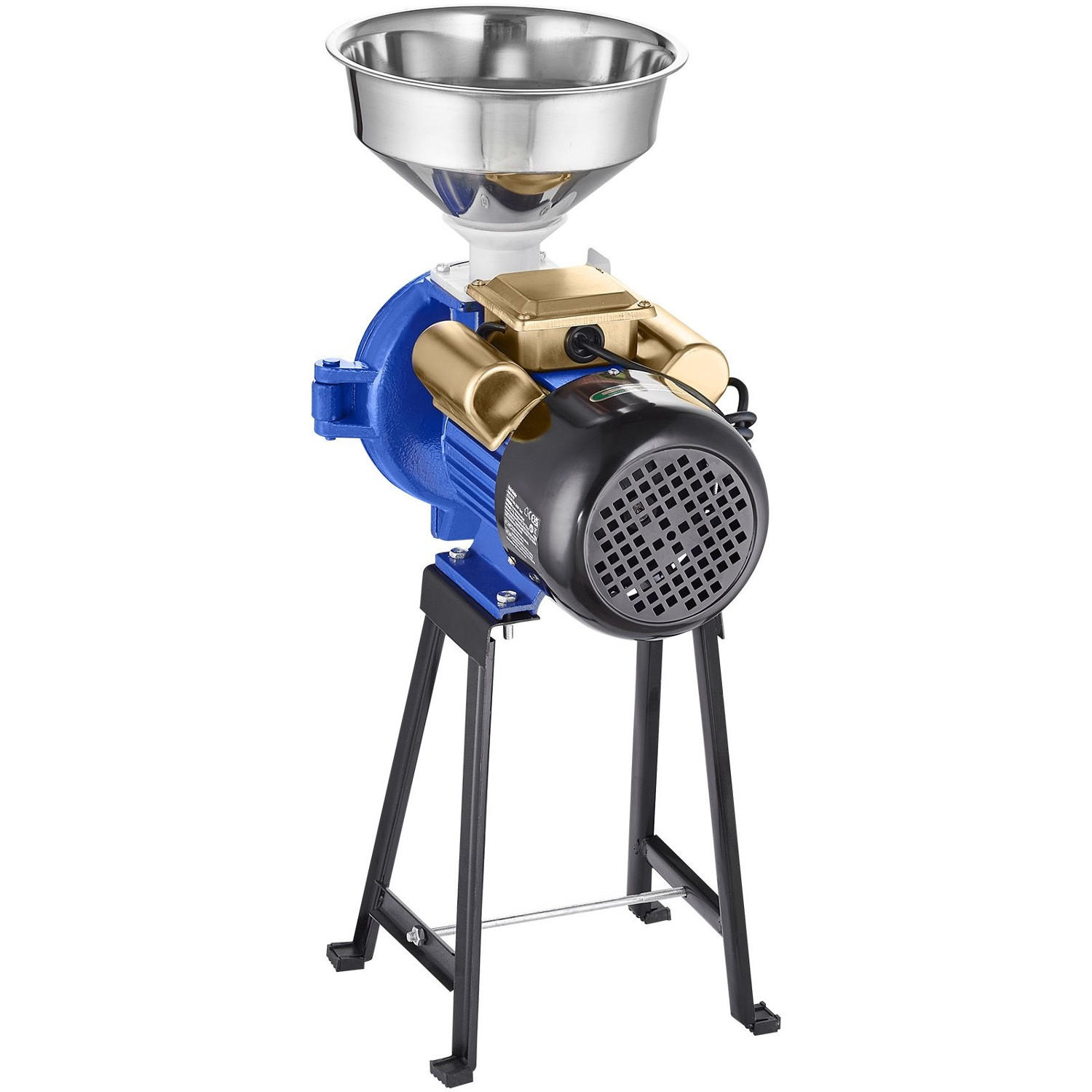 GETREIDEMUHLE Elektrische 3000W, gewerbliche Maismühle - Silberfarben, Metall (32/33.02/75cm) - Rolipo