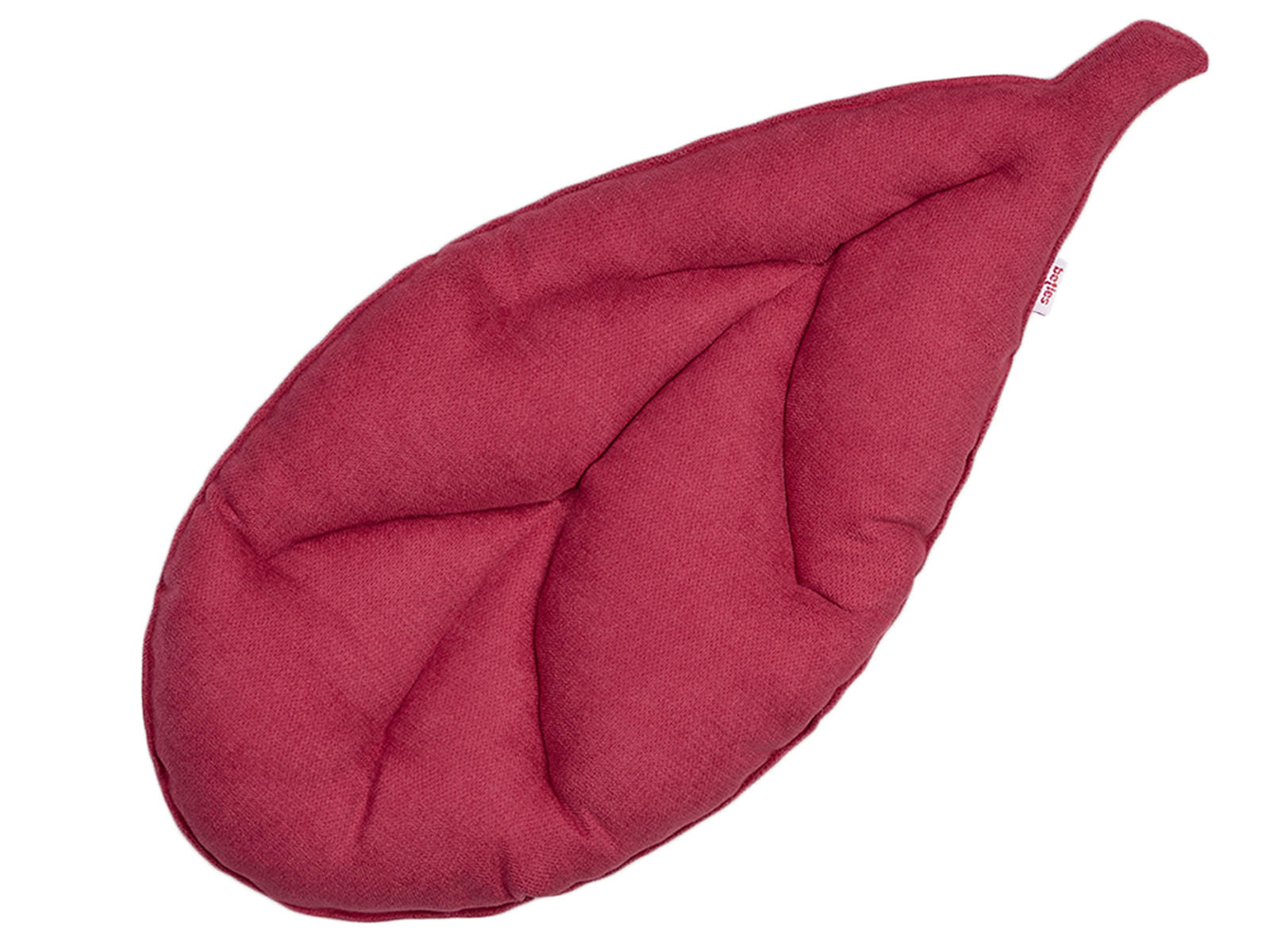 BANK-SITZKISSEN FarbTon Chenille-Haptik himbeer-rot 59/28 cm - Rot, Textil (59/28/5cm) - beties Heimtextil
