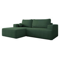 COLTAR Mivo Reiat, Stanga - verde/negru, material plastic/material textil (266/163cm) - MIRJAN24