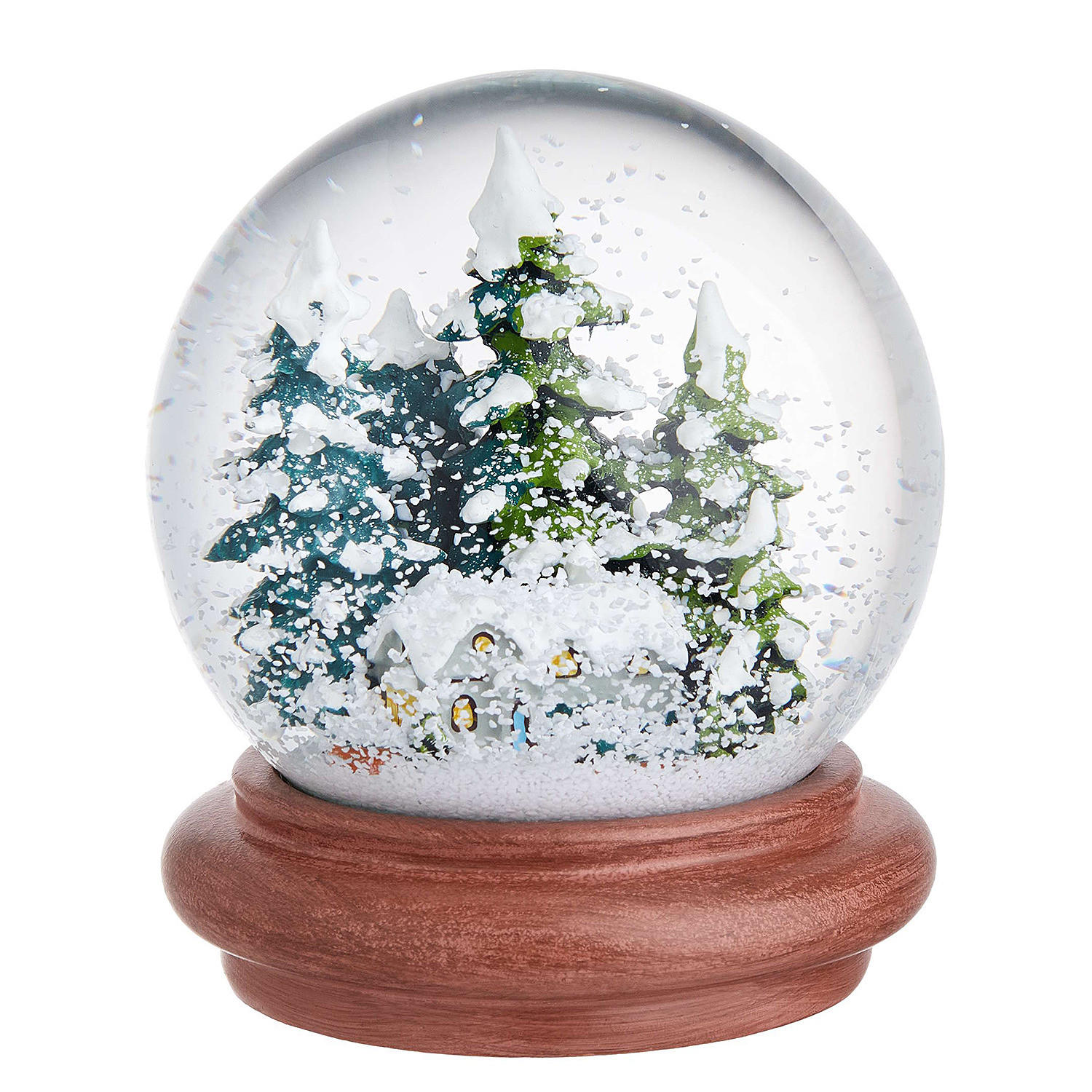 Butlers Schneegugel Dunkelbraun 10x12x10 cm
