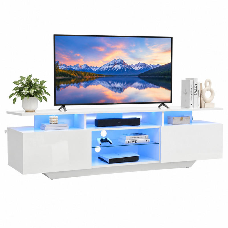 Beauniv Tv-Element Weiß 40x45x160 cm