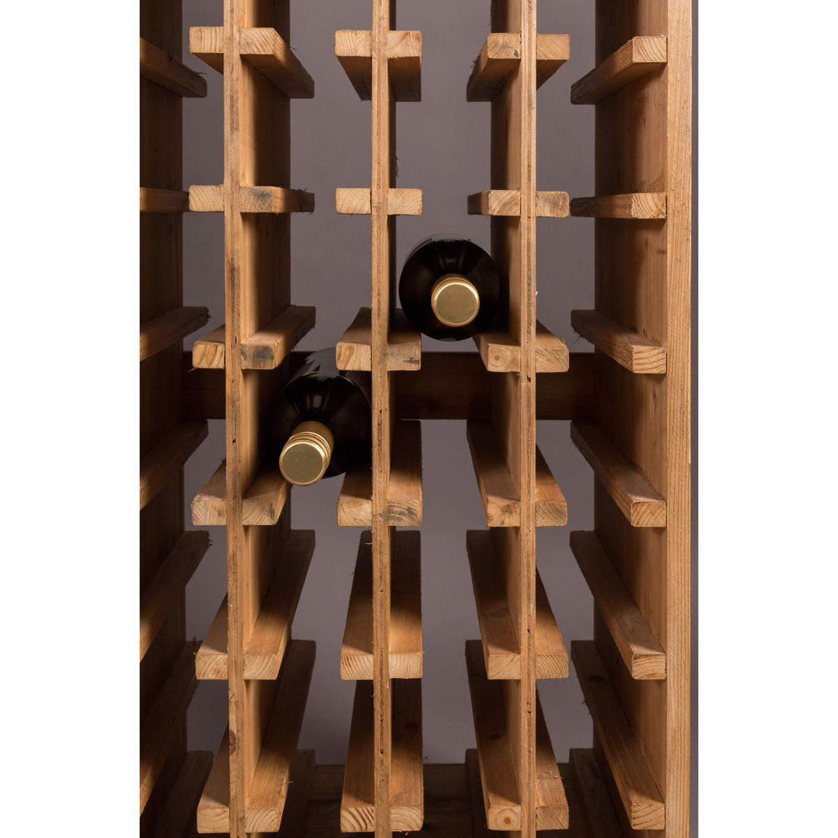 WEINSCHRANK Claude Holz Braun - Braun, Holz (43.5/118.5/315cm) - Dutchbone