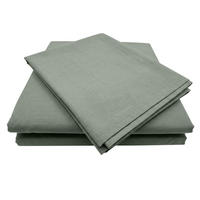 BETTWÄSCHE Stone Washed grün 155/220 cm 100% Baumwolle Used-Effekt mit Stehsaum - Olivgrün, Textil (155/220cm) - wometo