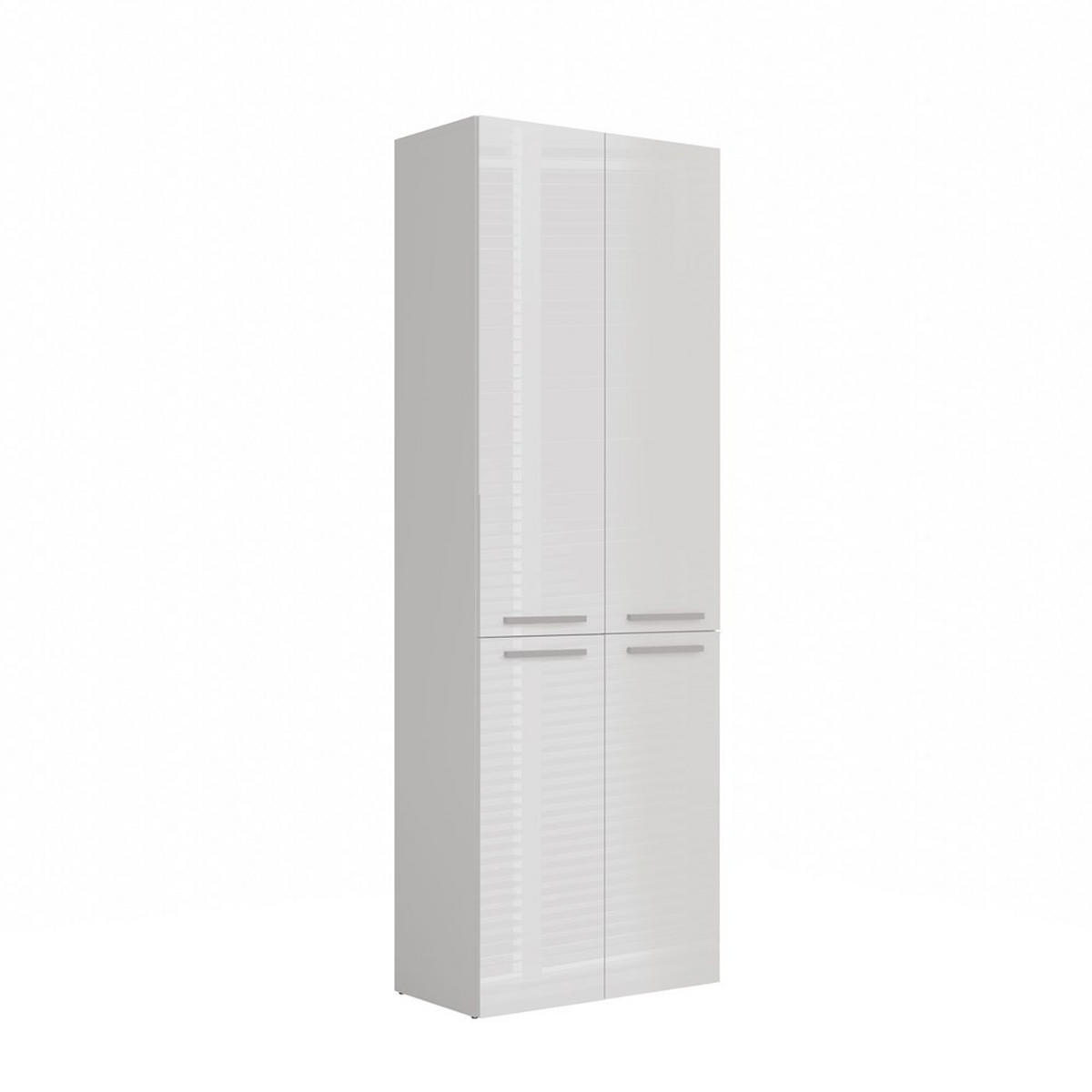 SKRIŇA do kúpeľne - biela, kompozitné drevo (60/174/30cm) - RAUMHIRSCH FURNITURE