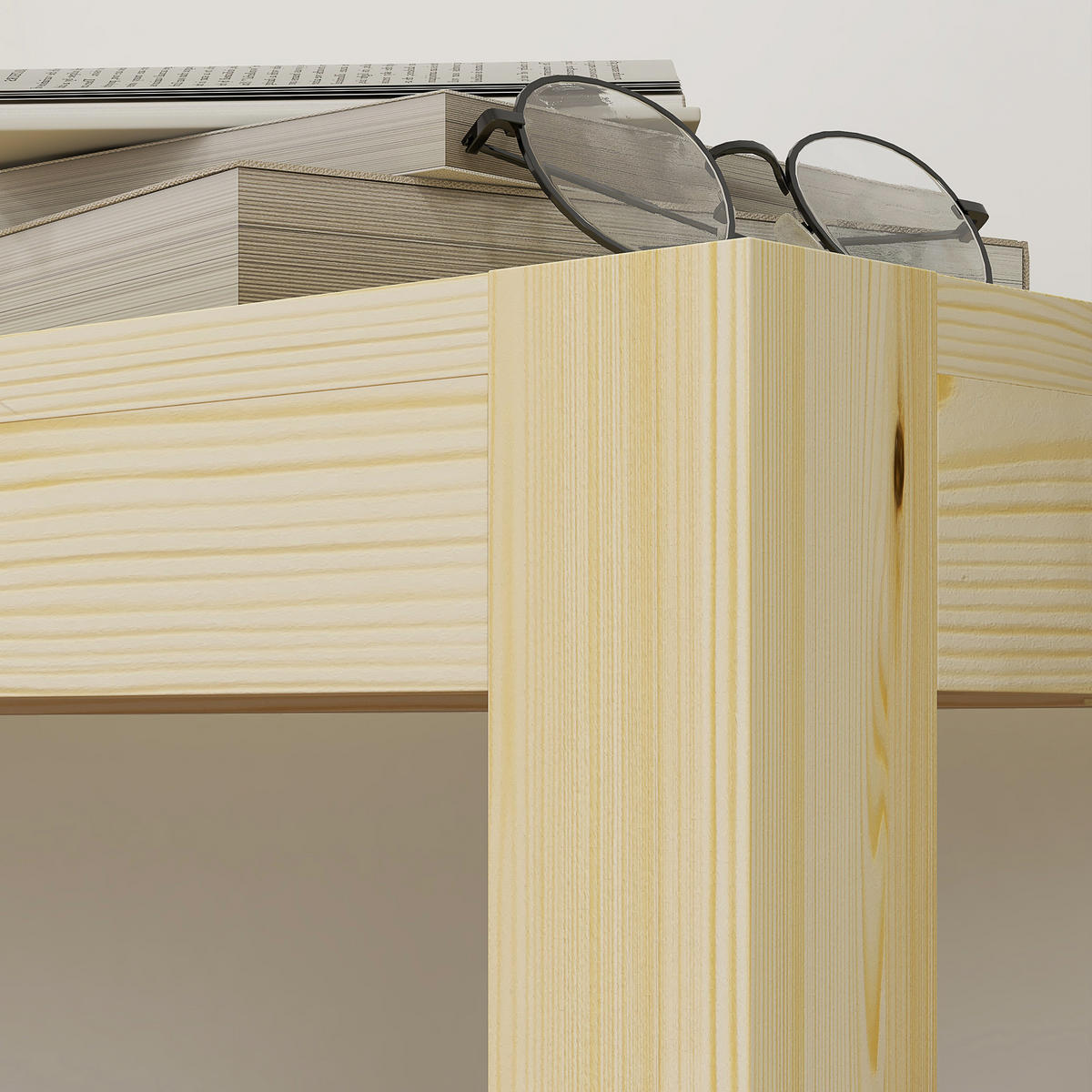 SITZBANK 2-Sitzer DE-13296 Massivholz mit natürlichem Finish - Naturfarben, Holz (120/45/33cm) - ComfortXL