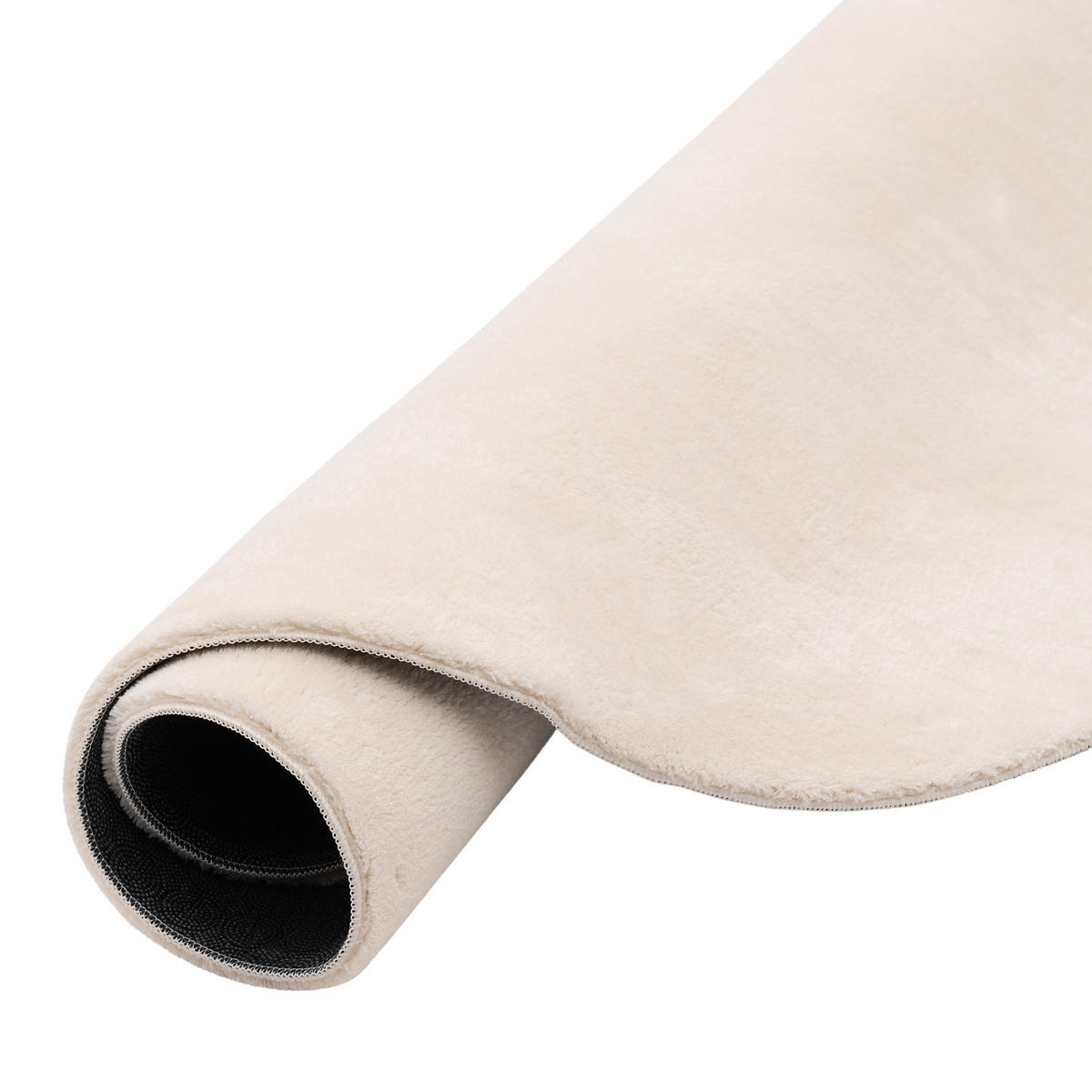 KINDER SUPER SOFT FELLTEPPICH PEARL KIDS RUND - Beige, Textil (160/160cm) - Pergamon