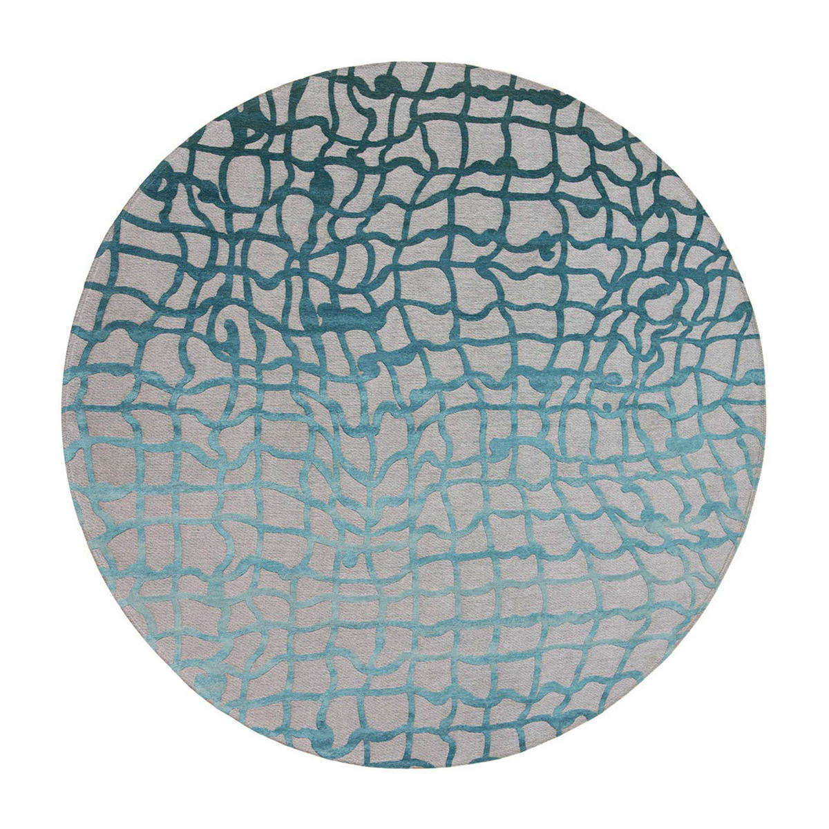 TEPPICH Blue Marine Mad Men 140/140 cm - Blau, Textil (140/140cm) - Louis De Poortere